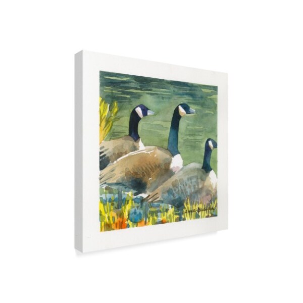 Annelein Beukenkamp 'Trio Geese' Canvas Art,24x24